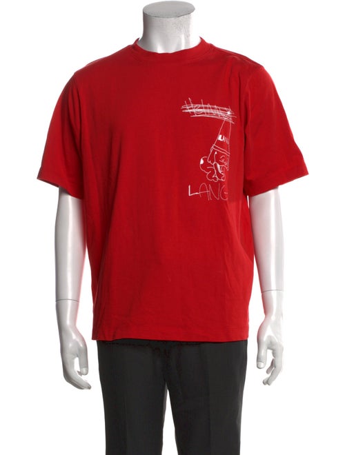 Helmut Lang Graphic Print Crew Neck T-Shirt