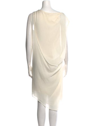 Helmut Lang Cowl Neck Midi Length Dress