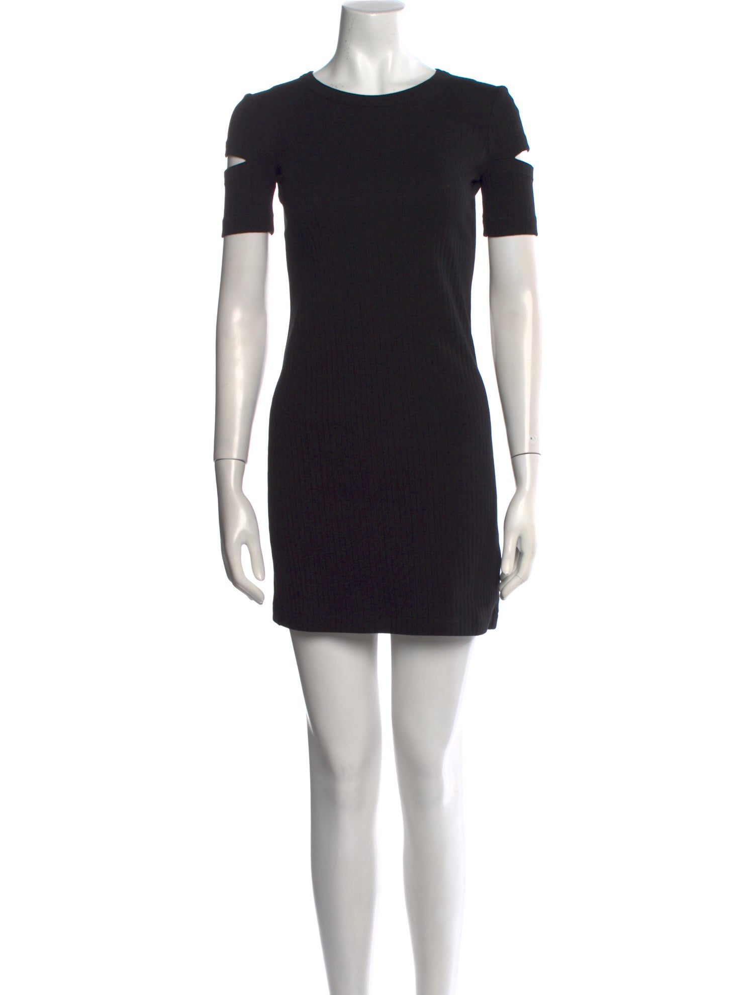 Helmut Lang Crew Neck Mini Dress