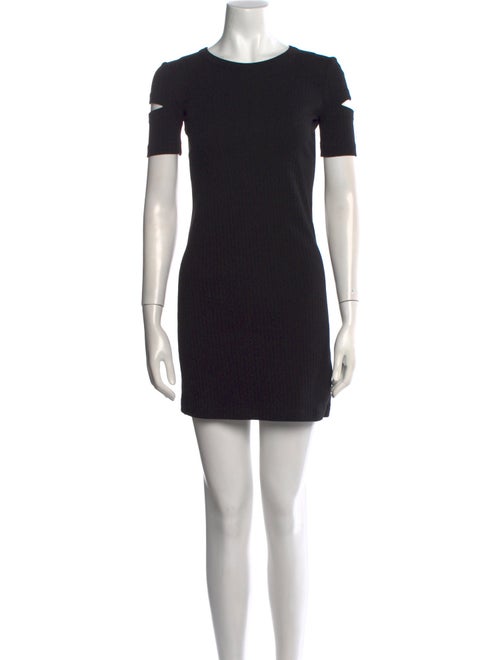 Helmut Lang Crew Neck Mini Dress