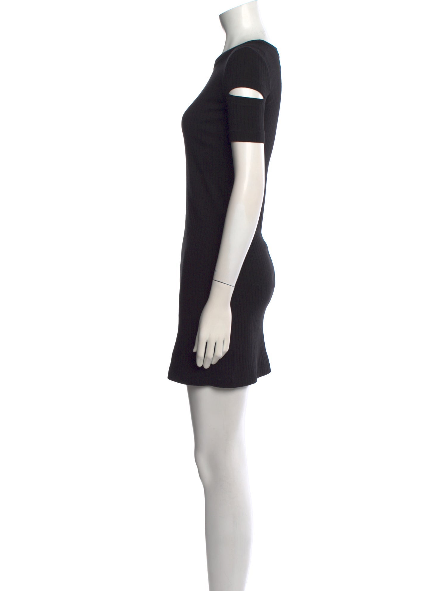 Helmut Lang Crew Neck Mini Dress
