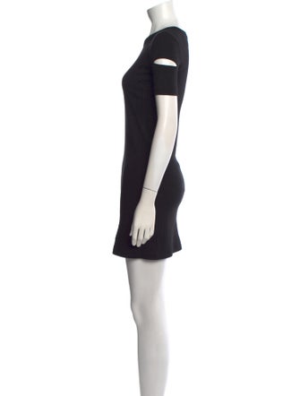 Helmut Lang Crew Neck Mini Dress