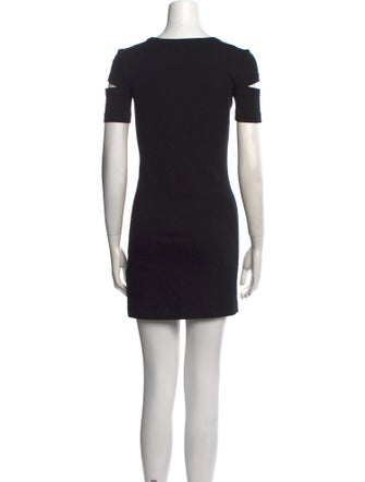 Helmut Lang Crew Neck Mini Dress