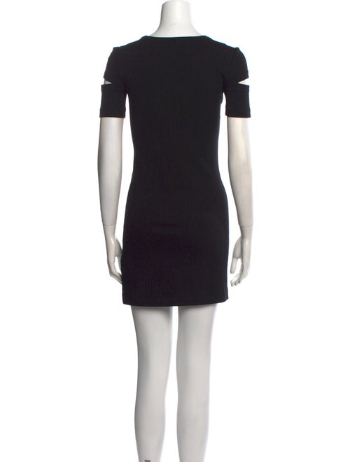 Helmut Lang Crew Neck Mini Dress