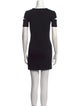Helmut Lang Crew Neck Mini Dress