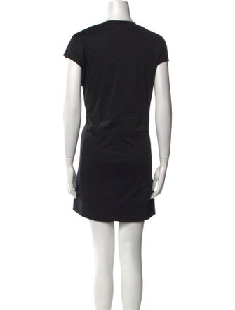 Helmut Lang Scoop Neck Mini Dress