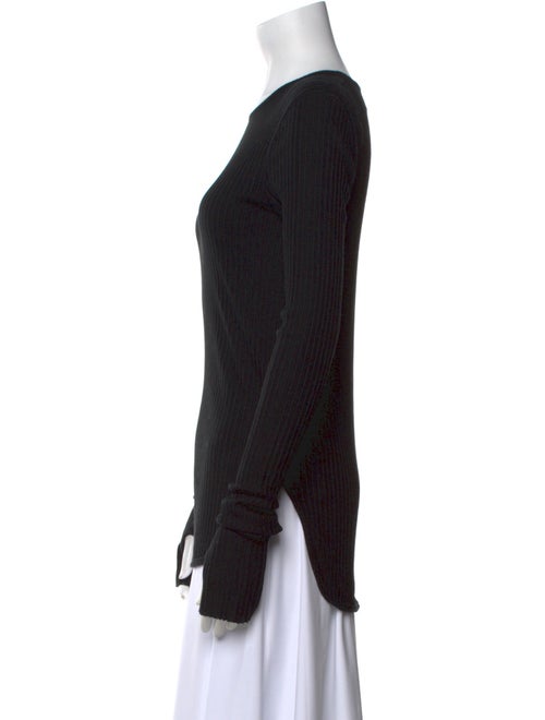 Helmut Lang Scoop Neck Long Sleeve Top