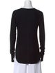 Helmut Lang Scoop Neck Long Sleeve Top