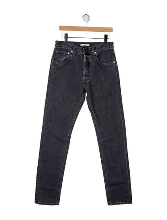 Helmut Lang High-Rise Straight Leg Jeans