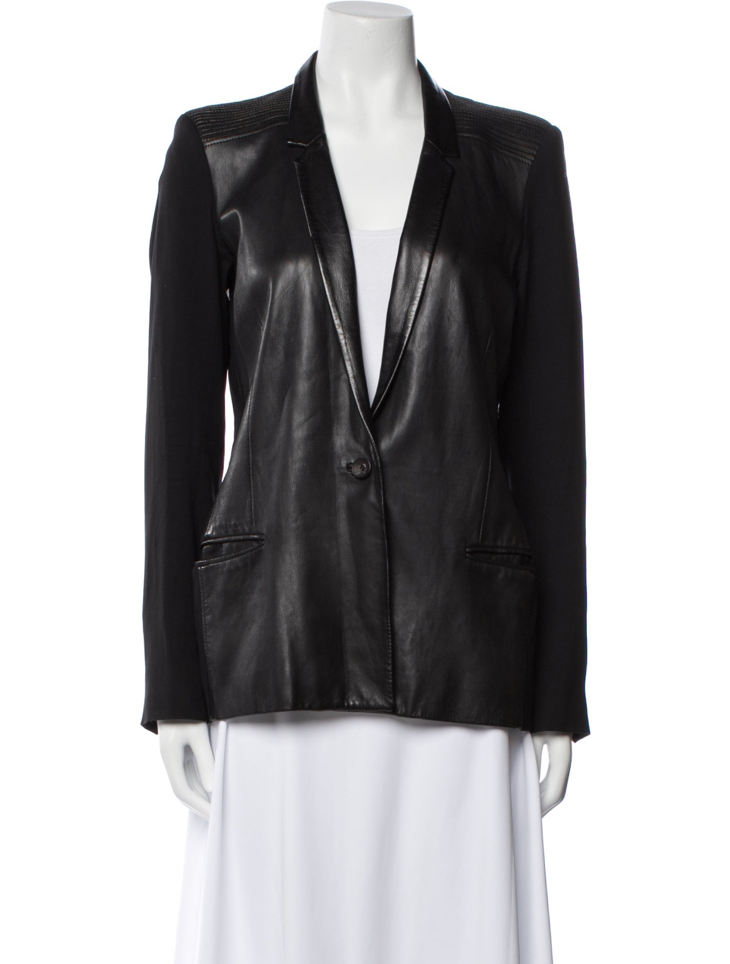 Helmut Lang Lamb Leather Blazer