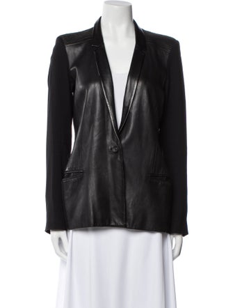 Helmut Lang Lamb Leather Blazer