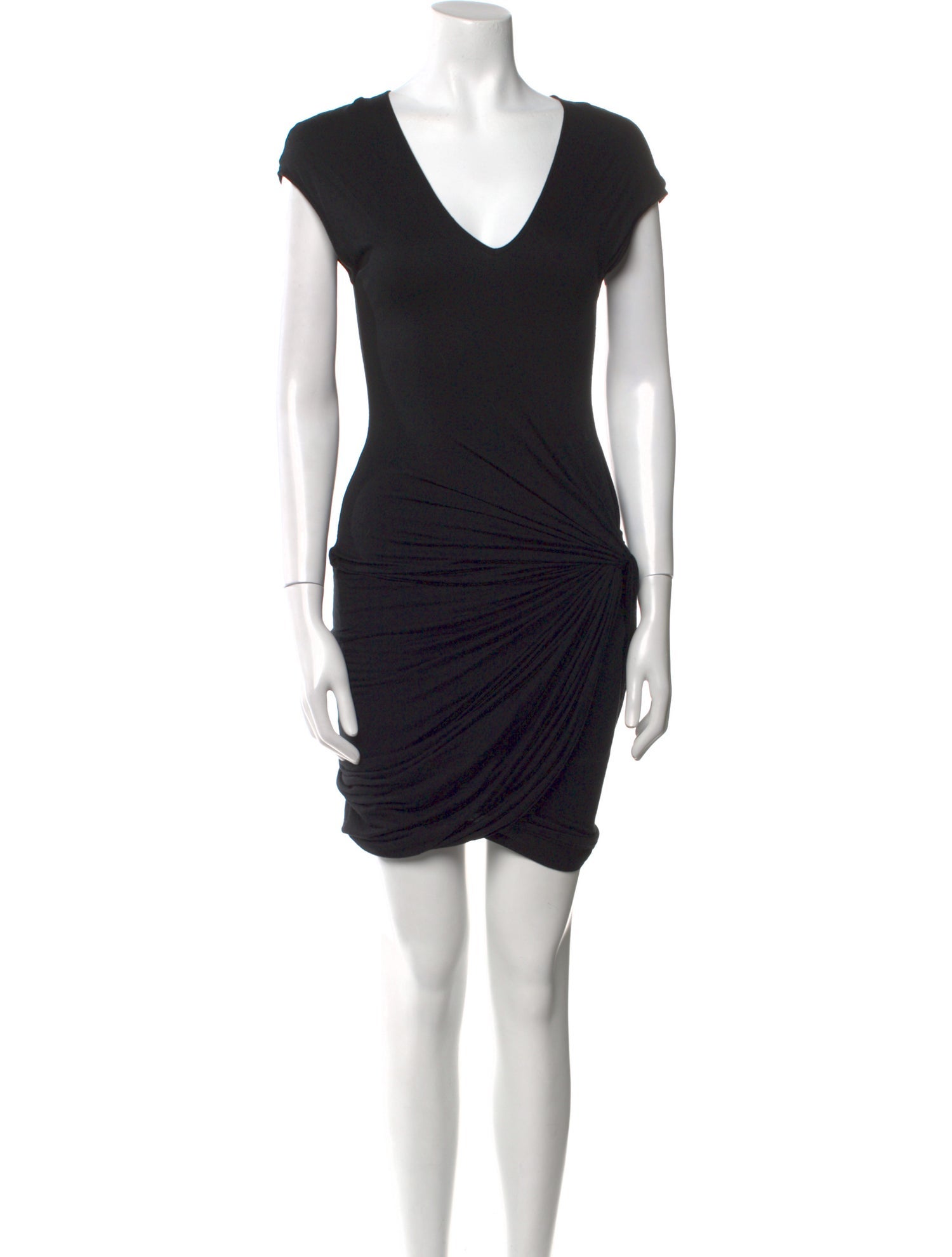 Helmut Lang V-Neck Midi Length Dress