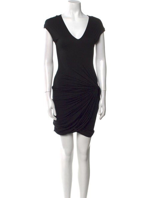 Helmut Lang V-Neck Midi Length Dress