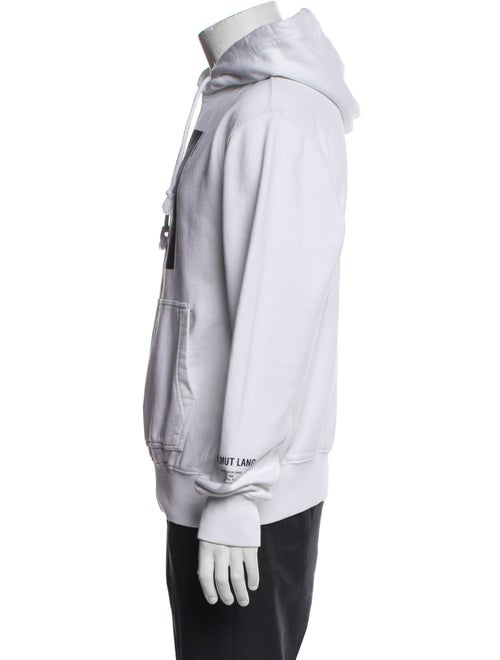 Helmut Lang Graphic Print Crew Neck Hoodie