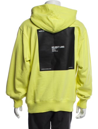 Helmut Lang Graphic Print Crew Neck Hoodie