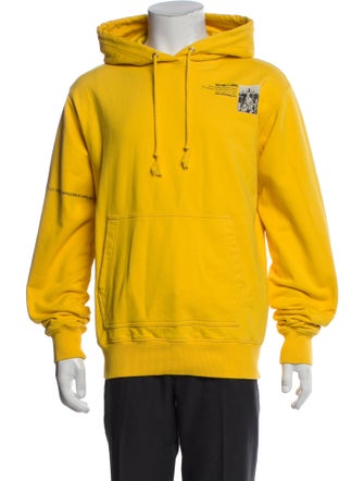 Helmut Lang Graphic Print Crew Neck Hoodie