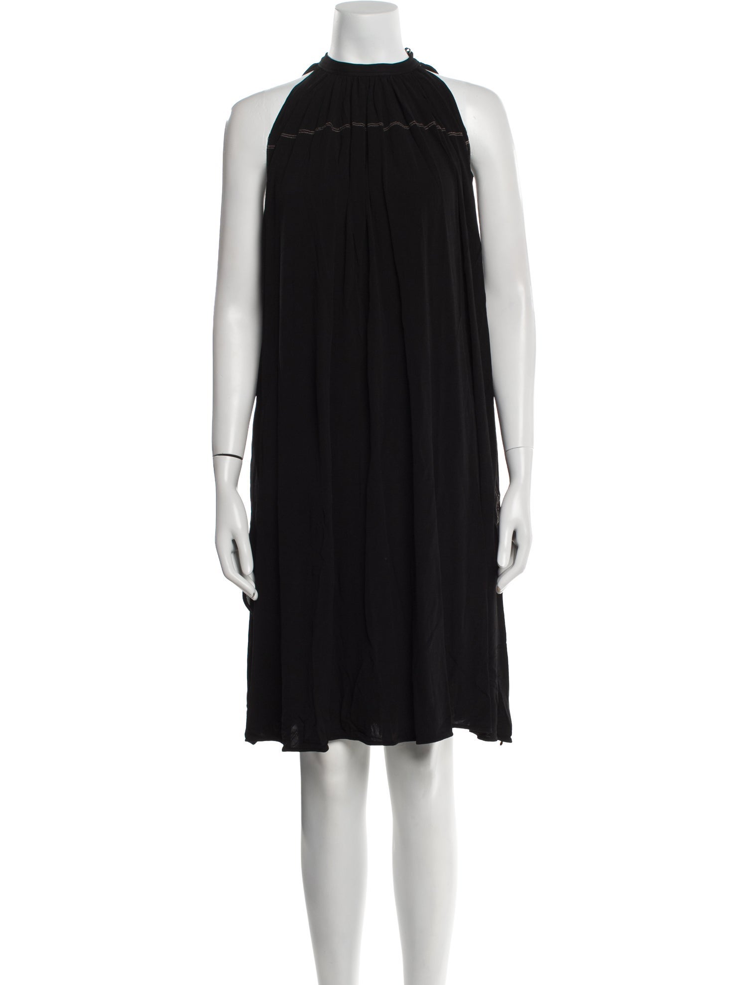 Helmut Lang Crew Neck Knee-Length Dress