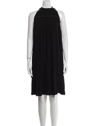 Helmut Lang Crew Neck Knee-Length Dress