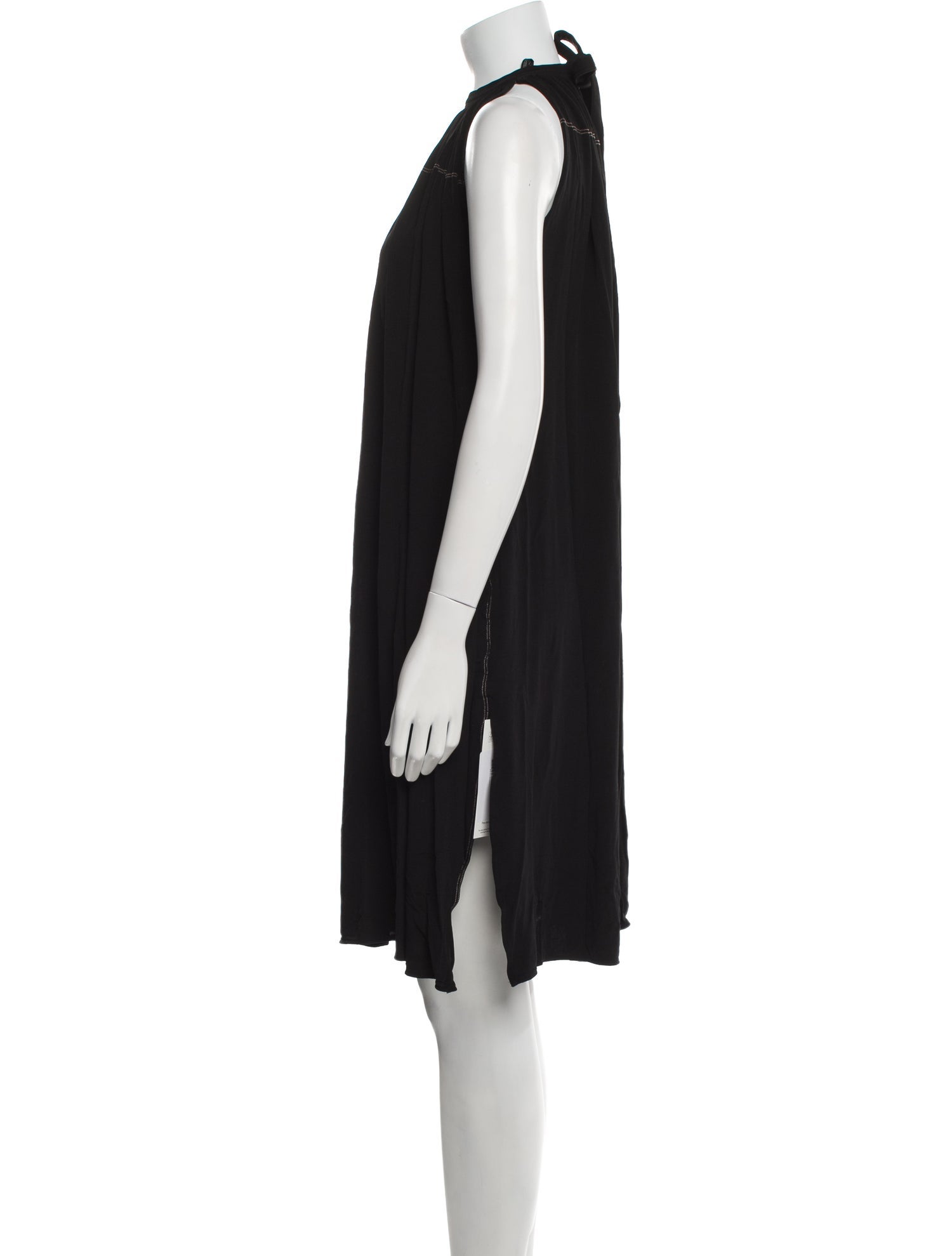 Helmut Lang Crew Neck Knee-Length Dress