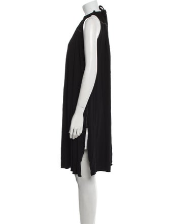 Helmut Lang Crew Neck Knee-Length Dress