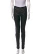 Helmut Lang Leather Skinny Leg Pants