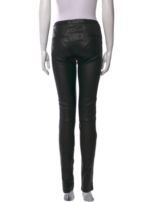Helmut Lang Leather Skinny Leg Pants