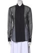 Helmut Lang Long Sleeve Button-Up Top