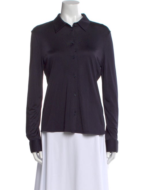 Helmut Lang Long Sleeve Button-Up Top