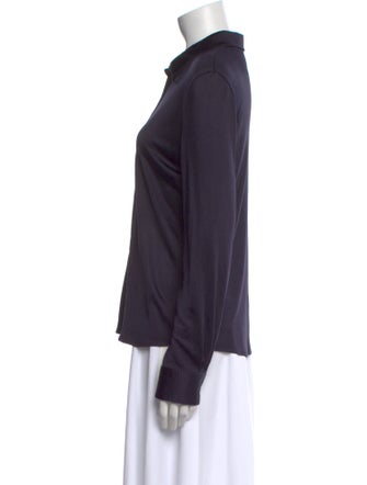 Helmut Lang Long Sleeve Button-Up Top