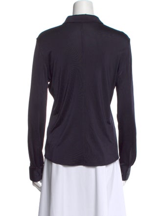 Helmut Lang Long Sleeve Button-Up Top