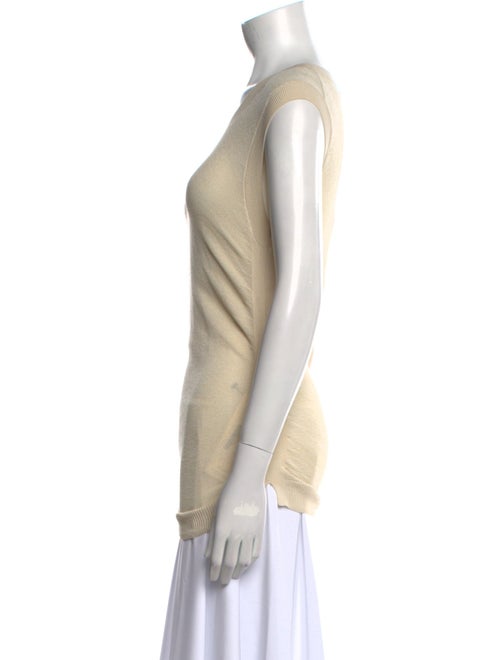 Helmut Lang Silk Scoop Neck Top