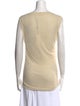 Helmut Lang Silk Scoop Neck Top