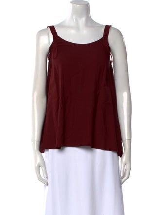 Helmut Lang Scoop Neck Sleeveless Top