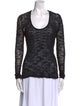 Helmut Lang Silk Scoop Neck Sweater