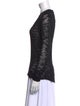 Helmut Lang Silk Scoop Neck Sweater