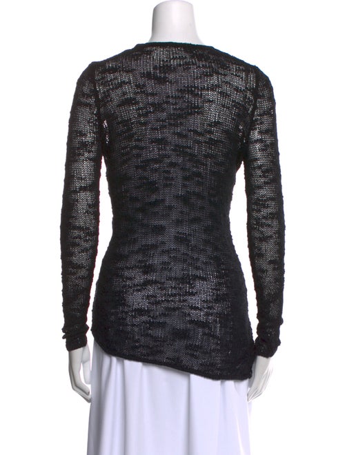 Helmut Lang Silk Scoop Neck Sweater