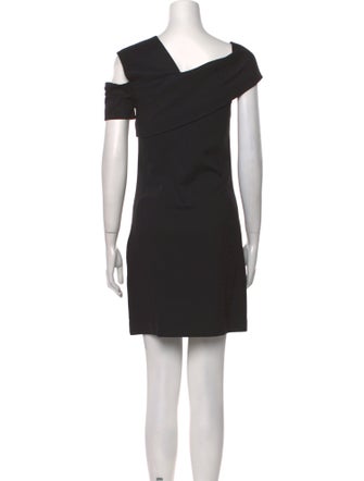 Helmut Lang Off-The-Shoulder Mini Dress