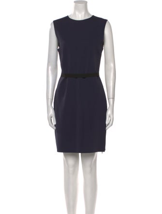 Helmut Lang Crew Neck Mini Dress