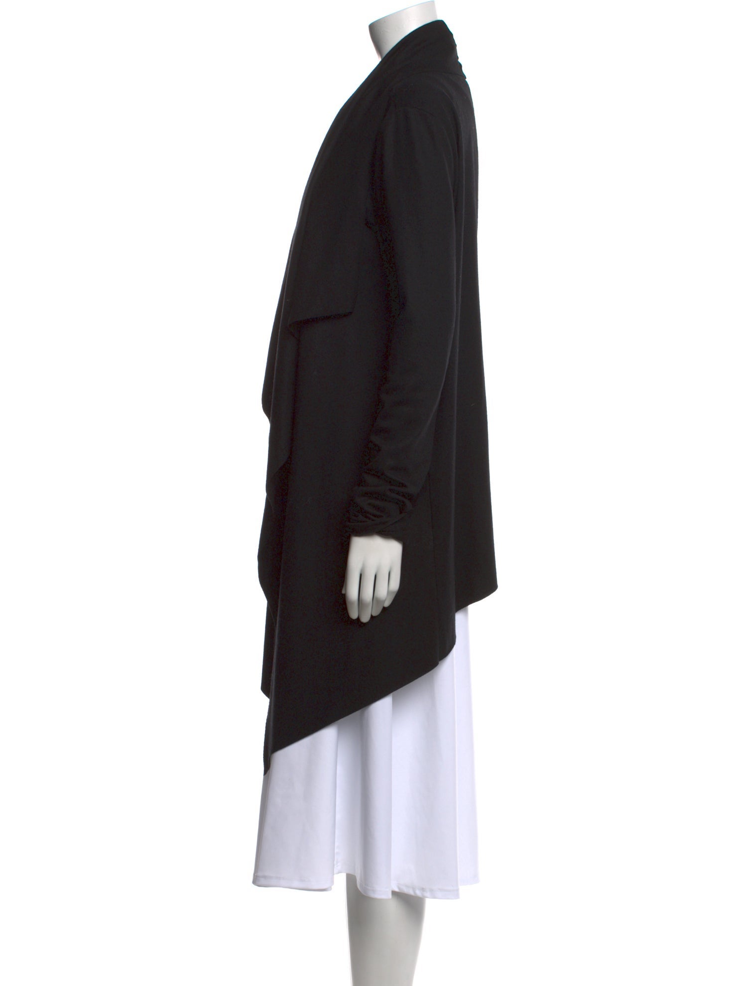 Helmut Lang Wool Open Front Sweater