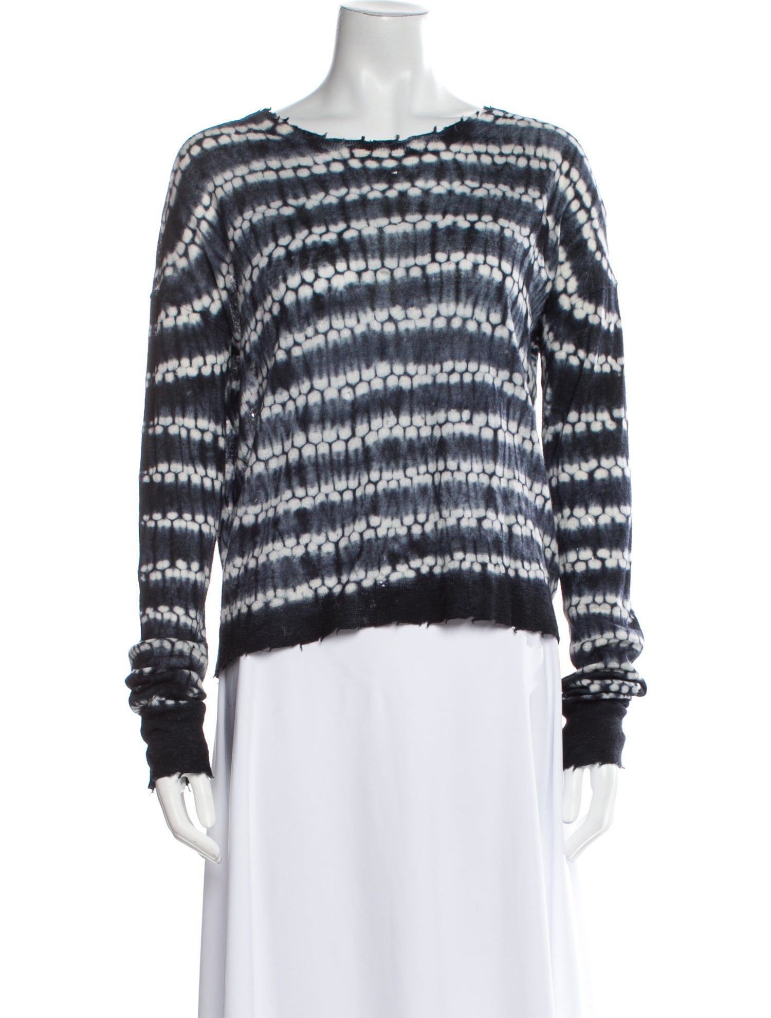 Helmut Lang Cashmere Striped Sweater