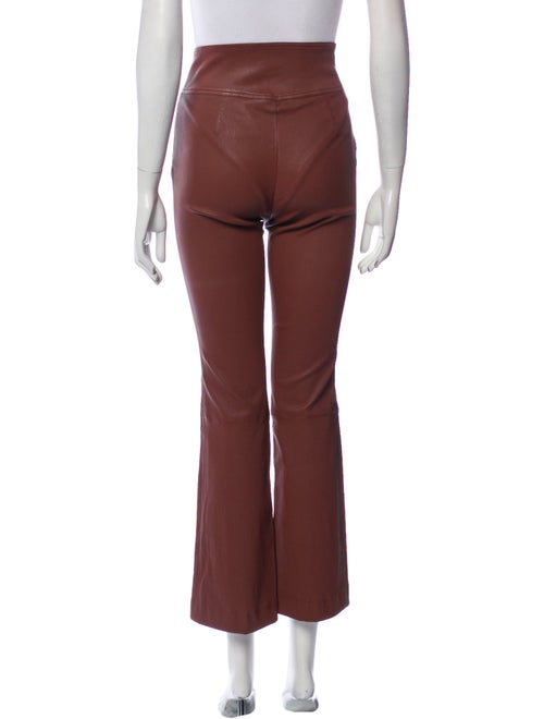 Helmut Lang Leather Straight Leg Pants