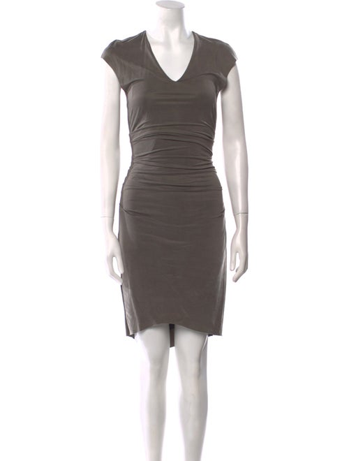 Helmut Lang V-Neck Mini Dress