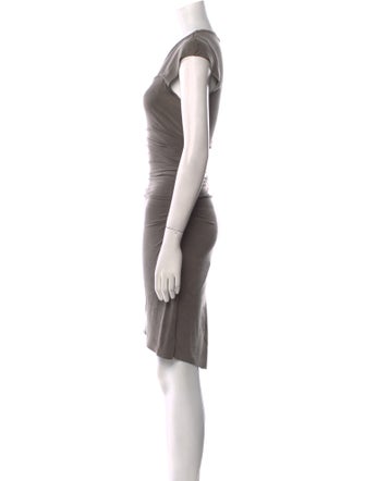 Helmut Lang V-Neck Mini Dress