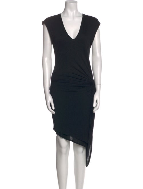Helmut Lang V-Neck Midi Length Dress