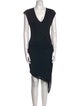 Helmut Lang V-Neck Midi Length Dress