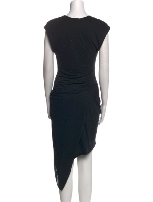 Helmut Lang V-Neck Midi Length Dress