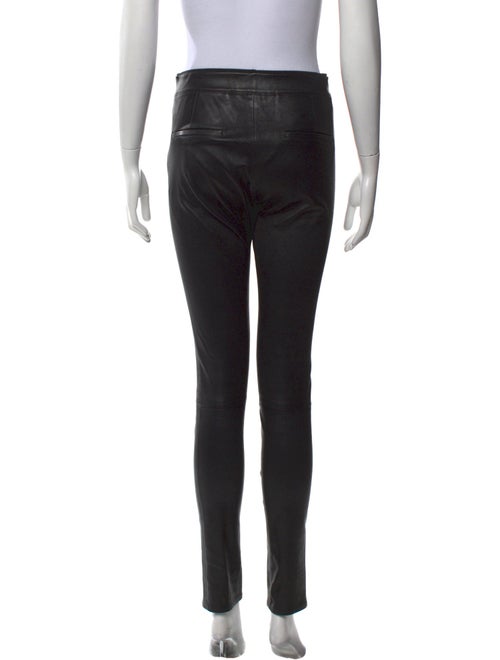 Helmut Lang Lamb Leather Skinny Leg Pants