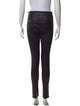 Helmut Lang Lamb Leather Skinny Leg Pants