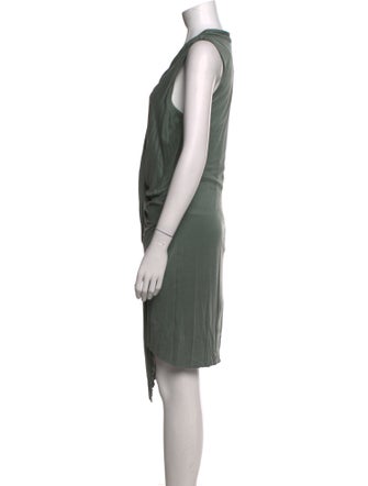 Helmut Lang V-Neck Midi Length Dress