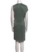 Helmut Lang V-Neck Midi Length Dress